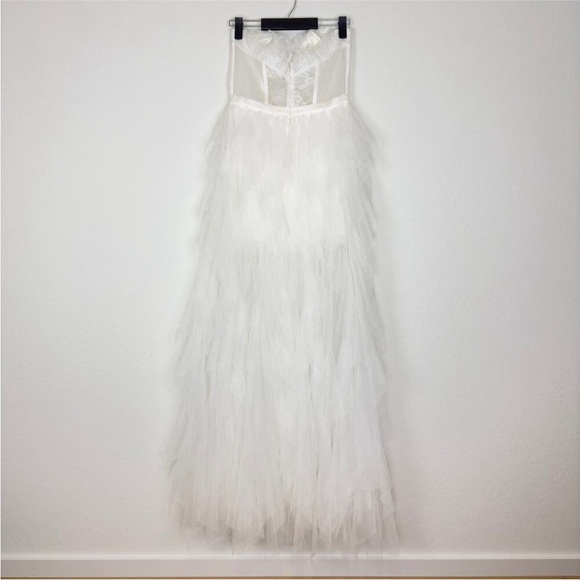 White Bustier Corset Dress - Picture 6 of 11